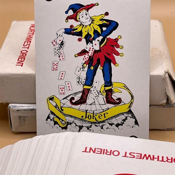 Vintage Northwest Orient Airlines Collectible Playing Cards Deck - Picture 6 of 10